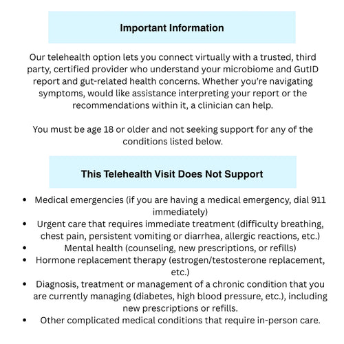 GutID CMA At-Home Test Kit + GutID Report Consultation (30 minutes)